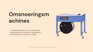 Omsnoeringsmachines