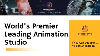 World’s Premier Leading Animation Studio