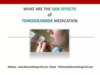 what are the side effects of temozolomide