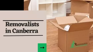 Removalists in Canberra