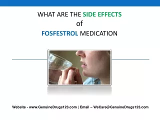 what are the side effects of fosfestrol medication