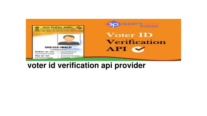 voter id verification api provider