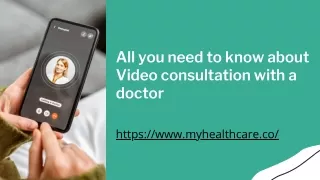 All you need to know about Video consultation with a doctor