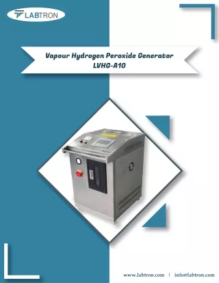 vapour hydrogen peroxide generator lvhg a10
