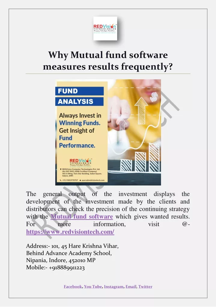 why mutual fund software measures results