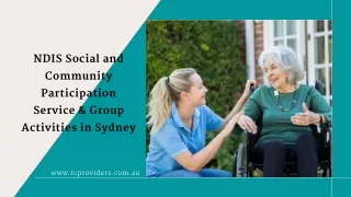 NDIS Social and Community Participation Service & Group Activities in Sydney