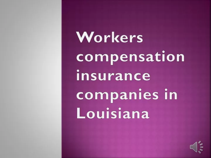 workers compensation insurance companies