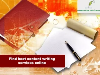 Find best content writing services online