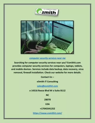computer security services near me