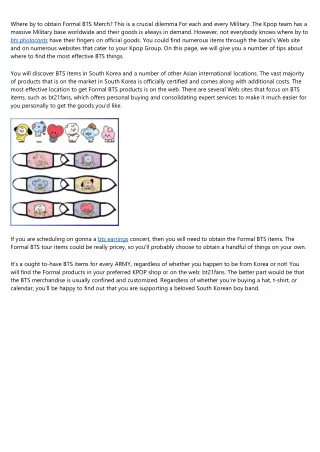 The Ultimate Glossary of Terms About bts bracelet