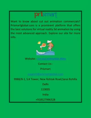 want to know about cut out animation commercials