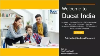 welcome to ducat india