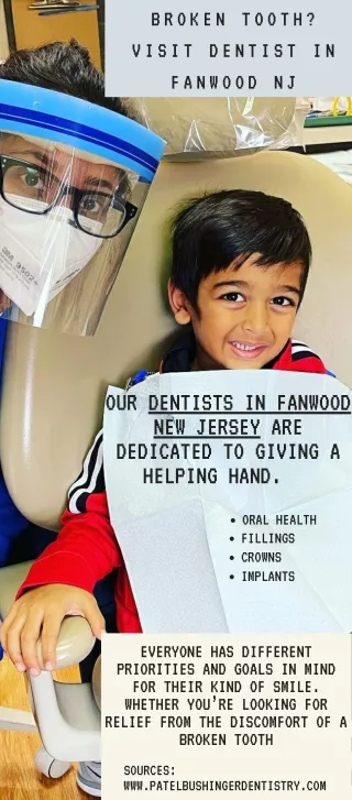 Broken Tooth Visit Dentist In Fanwood NJ