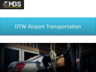 dtw airport transportation