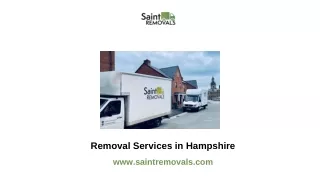 Removal Services in Hampshire
