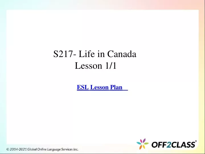 s217 life in canada