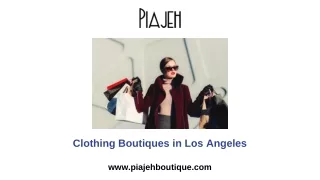 Clothing Boutiques in Los Angeles