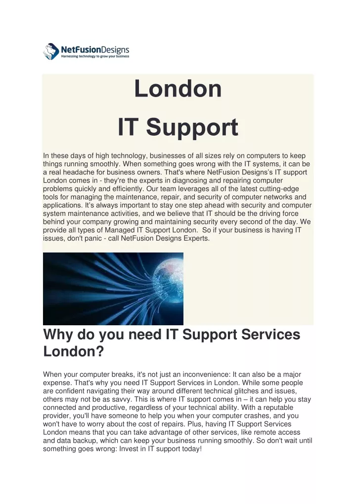 london it support