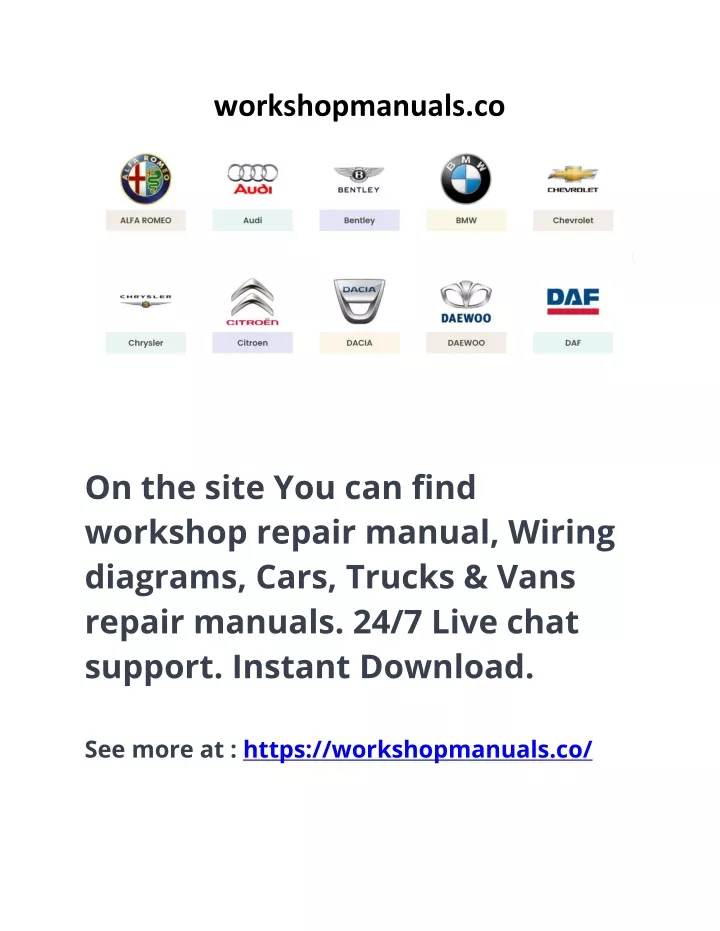 workshopmanuals co