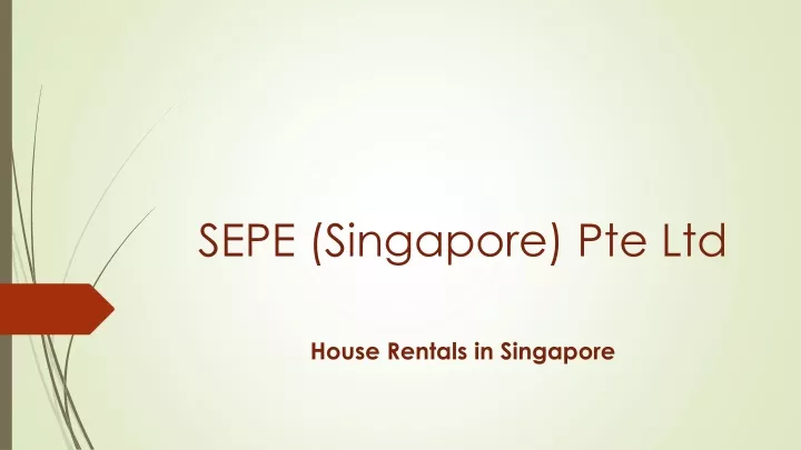 sepe singapore pte ltd