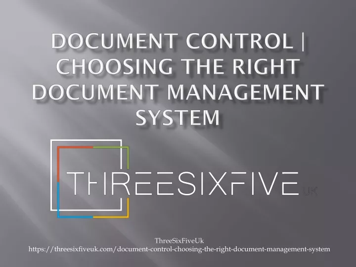 document control choosing the right document management system