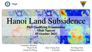 Hanoi Land Subsidence
