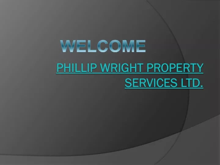 phillip wright property services ltd