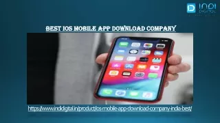 Which is the best iOS Mobile App Download Company in India