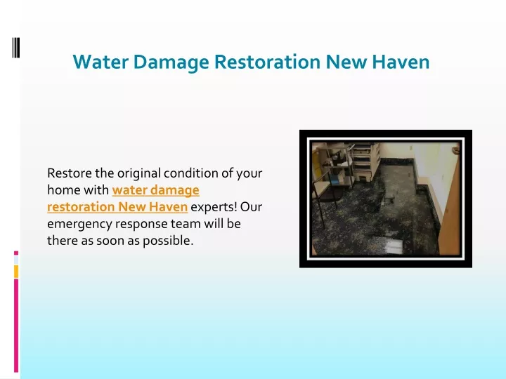 water damage restoration new haven
