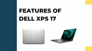 features of dell xps 17