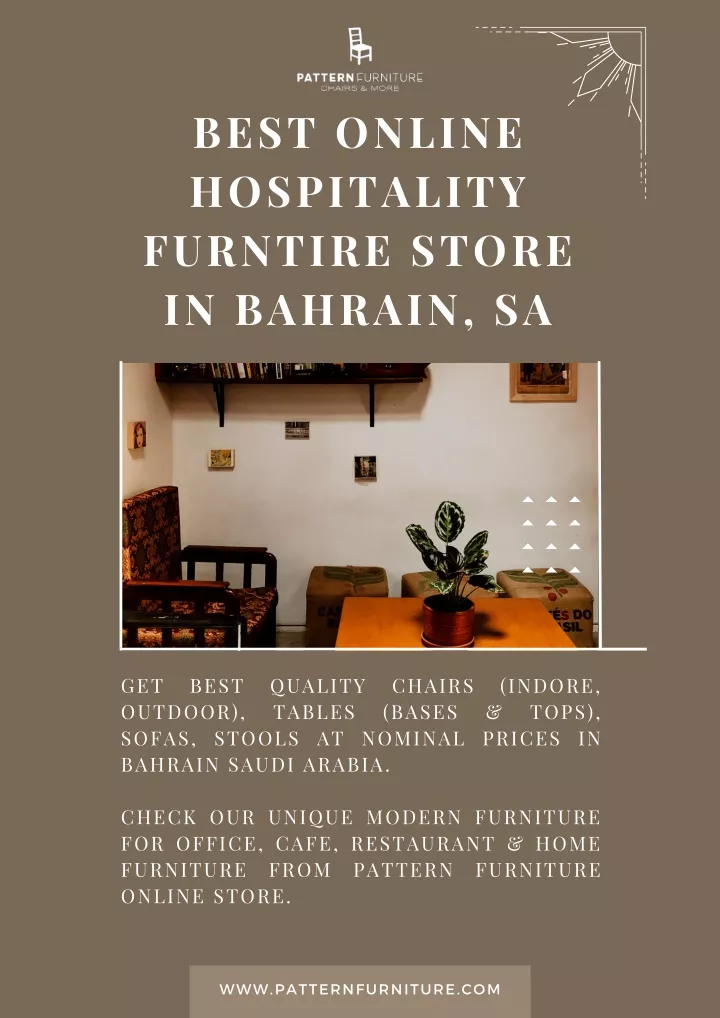 best online hospitality furntire store in bahrain