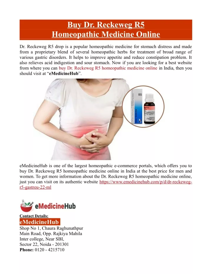 buy dr reckeweg r5 homeopathic medicine online