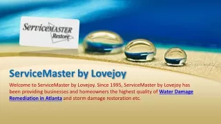 servicemaster by lovejoy