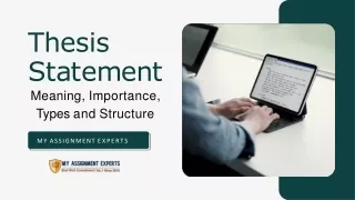 Thesis Statement Meaning, Importance, Types and Structure