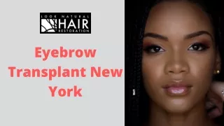 Eyebrow Transplant New York