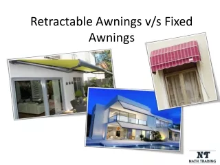 Retractable Awnings vs Fixed Awnings