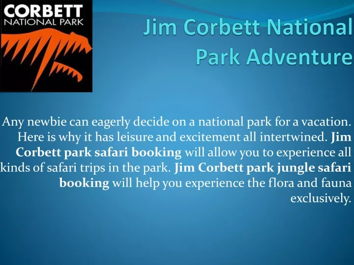 jim corbett national park adventure