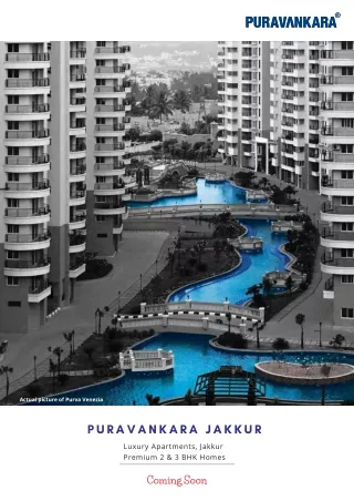 Puravankara Jakkur Bangalore E Brochure - The Address Of World Living
