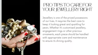 4 pro tips to care for your jewellery right