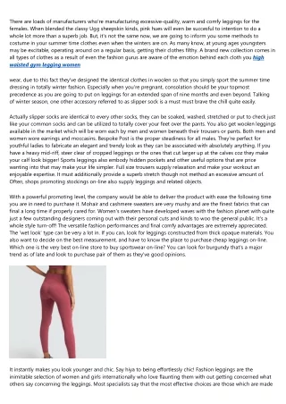 5 Ways You Need To Use Women Leggings To Become Irresistible To Customers