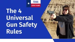 The 4 Universal Gun Safety Rules