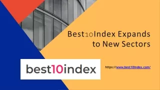 The Growth of Consumer Power - Best10Index Expands to New Sectors