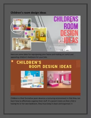 Children's room design ideas-converted