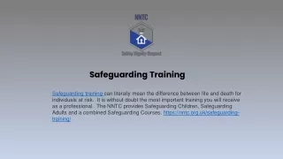 safeguarding training