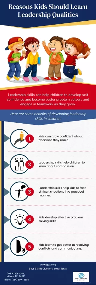 Reasons Kids Should Learn Leadership Qualities