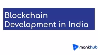 Blockchain Development in India