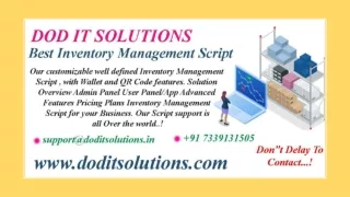 Readymade Inventory Management System - DOD IT SOLUTIONS
