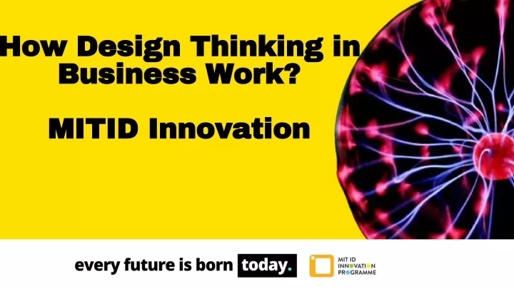 how design thinking in business work mitid