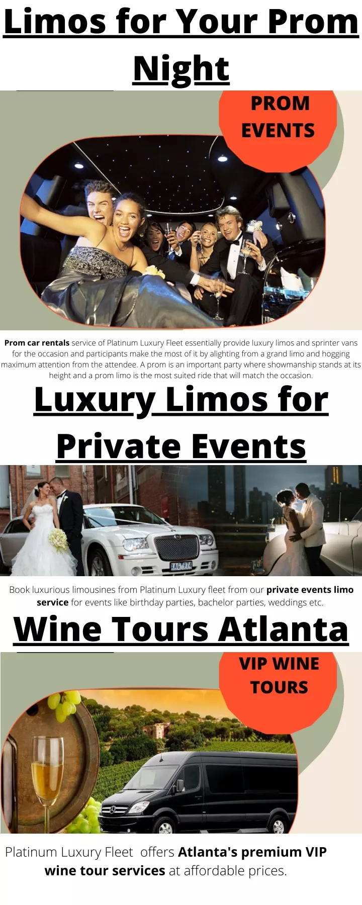 limos for your prom night