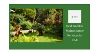 Best Gardening Services in UAE